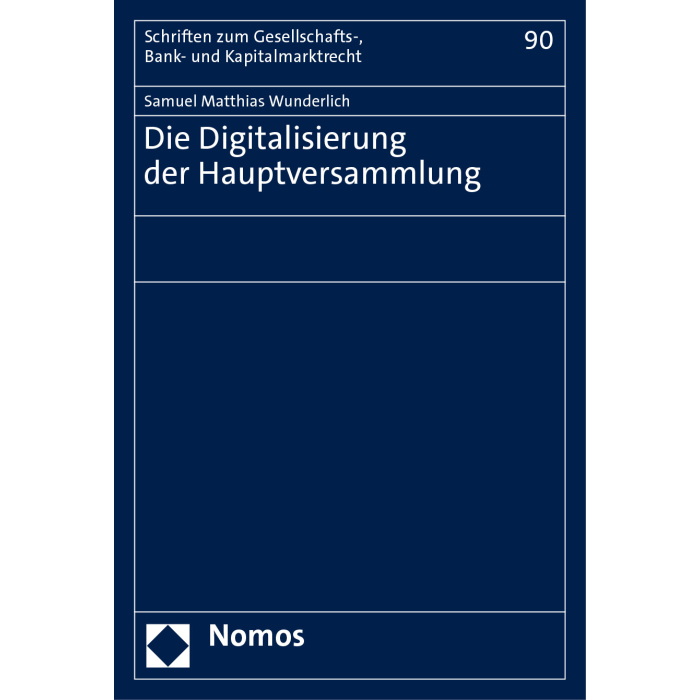 Die Digitalisierung der Hauptversammlung Die Digitalisierung der Hauptversammlung