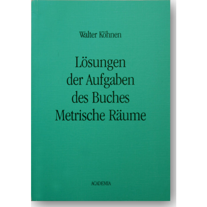 Metrische Räume Metrische Räume