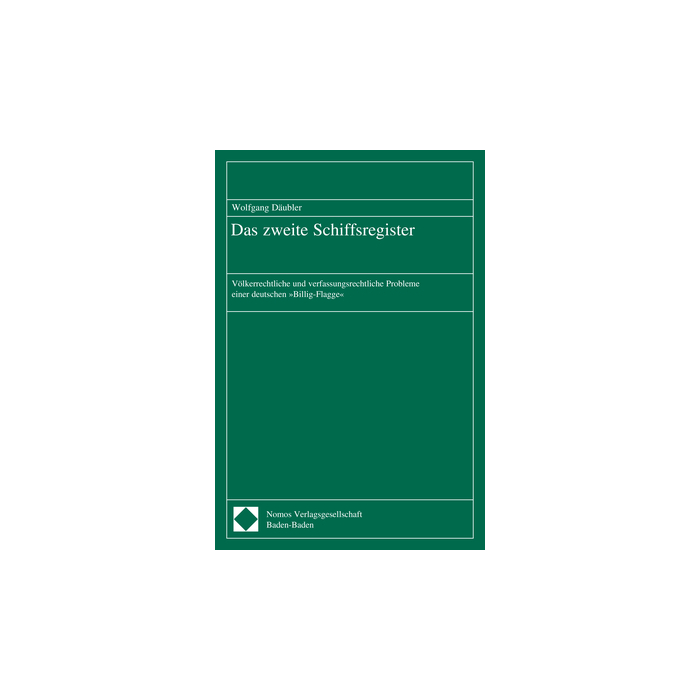 Das zweite Schiffsregister Das zweite Schiffsregister