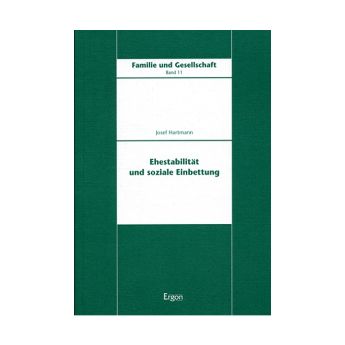 Ehestabilität und soziale Einbettung Ehestabilität und soziale Einbettung