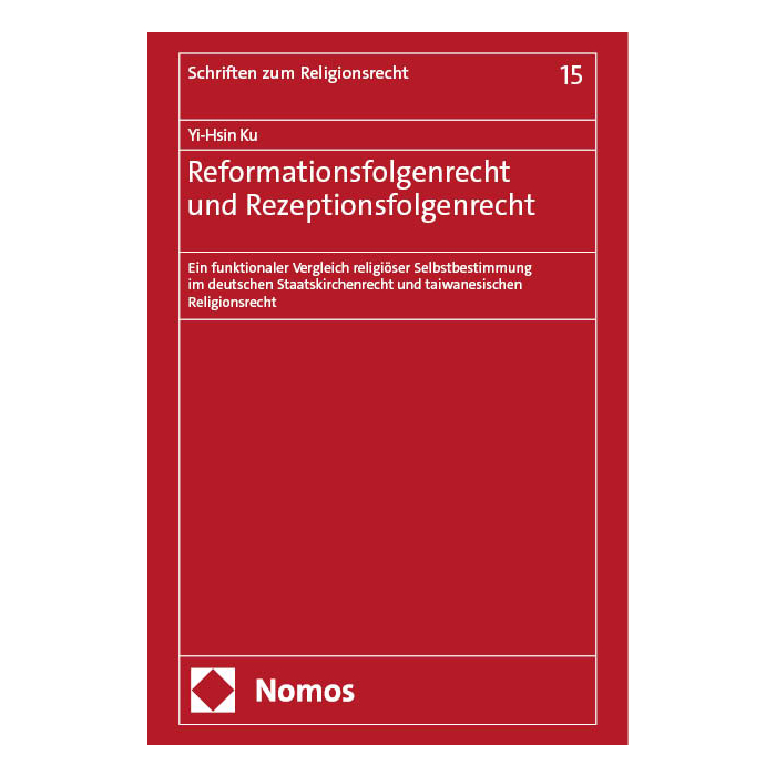 Reformationsfolgenrecht und Rezeptionsfolgenrecht Reformationsfolgenrecht und Rezeptionsfolgenrecht