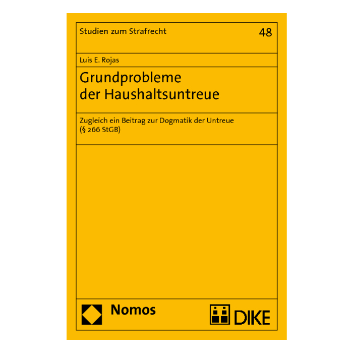 Grundprobleme der Haushaltsuntreue Grundprobleme der Haushaltsuntreue