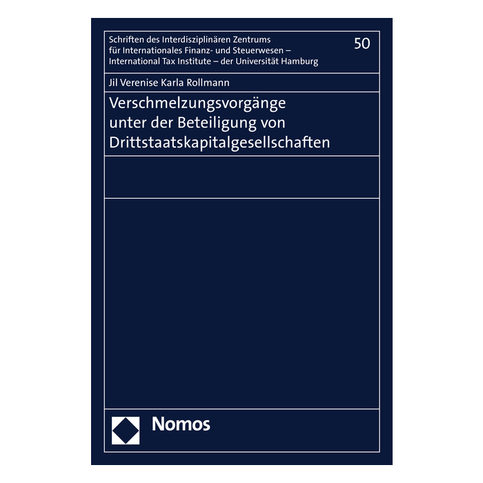 Verschmelzungsvorgänge unter der Beteiligung von Drittstaatskapitalgesellschaften Verschmelzungsvorgänge unter der Beteiligung von Drittstaatskapitalgesellschaften