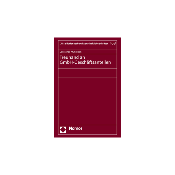 Treuhand an GmbH-Geschäftsanteilen Treuhand an GmbH-Geschäftsanteilen