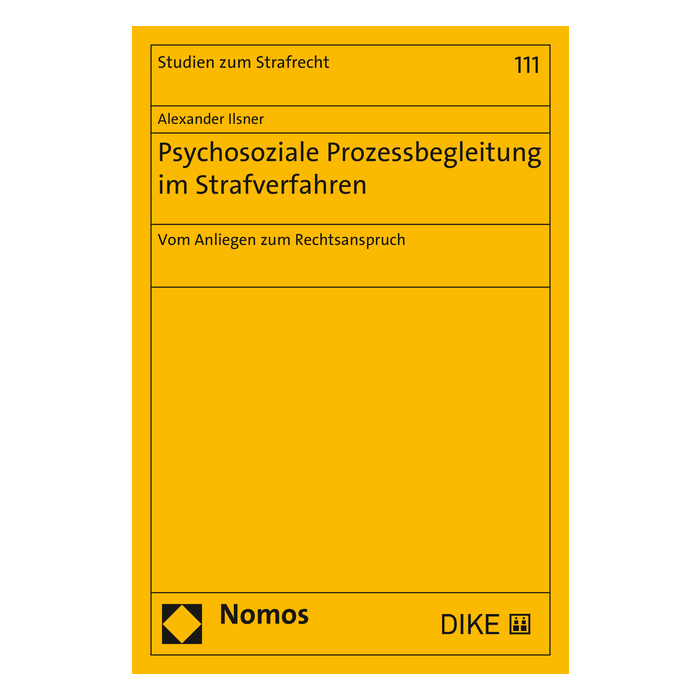Psychosoziale Prozessbegleitung im Strafverfahren Psychosoziale Prozessbegleitung im Strafverfahren