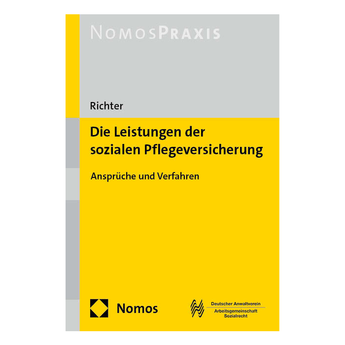 Die Leistungen der sozialen Pflegeversicherung Die Leistungen der sozialen Pflegeversicherung