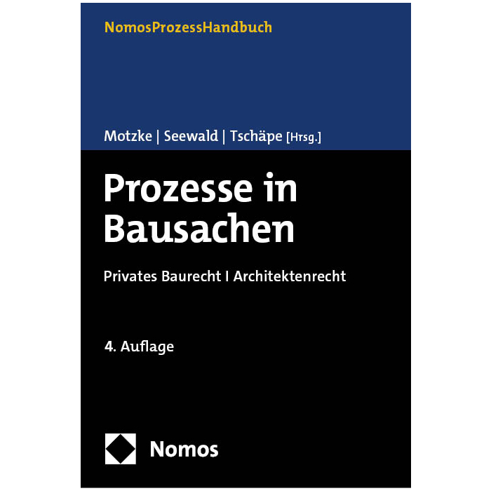 Prozesse in Bausachen Prozesse in Bausachen