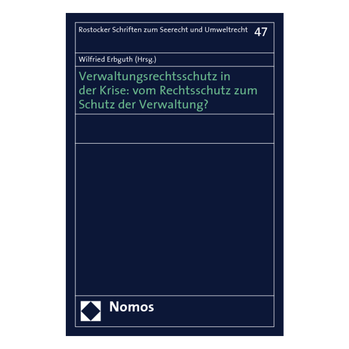 Verwaltungsrechtsschutz in der Krise: vom Rechtsschutz zum Schutz der Verwaltung? Verwaltungsrechtsschutz in der Krise: vom Rechtsschutz zum Schutz der Verwaltung?