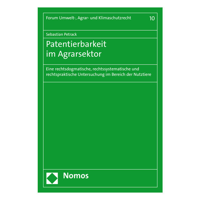 Patentierbarkeit im Agrarsektor Patentierbarkeit im Agrarsektor