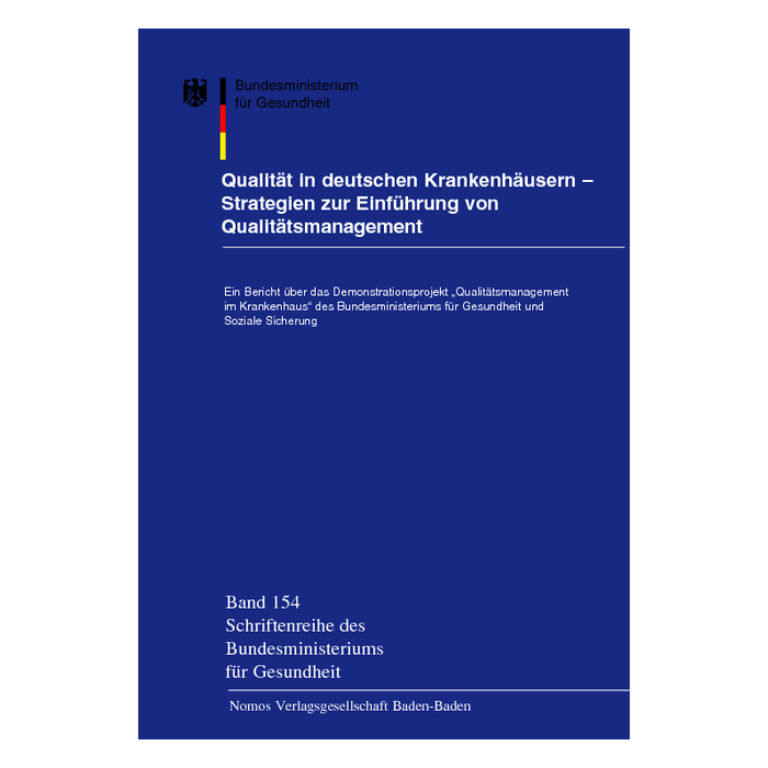 Qualität in deutschen Krankenhäusern - Strategien zur Einführung von Qualitätsmanagement Qualität in deutschen Krankenhäusern - Strategien zur Einführung von Qualitätsmanagement