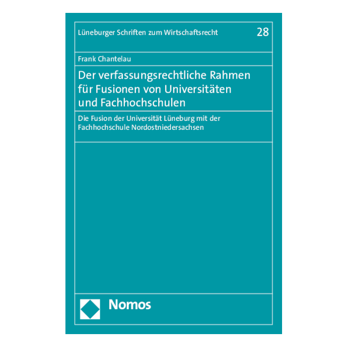 Der verfassungsrechtliche Rahmen für Fusionen von Universitäten und Fachhochschulen Der verfassungsrechtliche Rahmen für Fusionen von Universitäten und Fachhochschulen