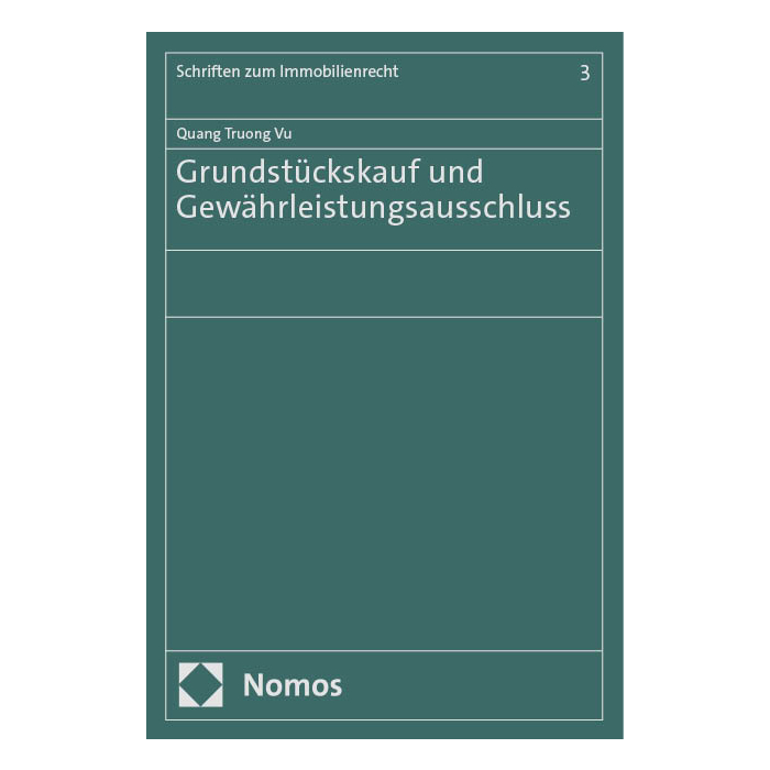 Grundstückskauf und Gewährleistungsausschluss Grundstückskauf und Gewährleistungsausschluss