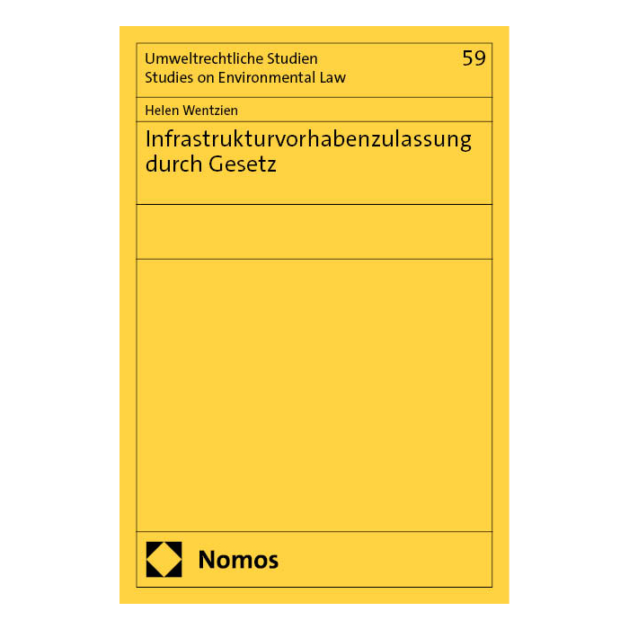 Infrastrukturvorhabenzulassung durch Gesetz Infrastrukturvorhabenzulassung durch Gesetz