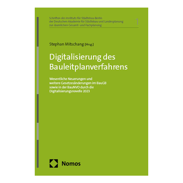 Digitalisierung des Bauleitplanverfahrens Digitalisierung des Bauleitplanverfahrens