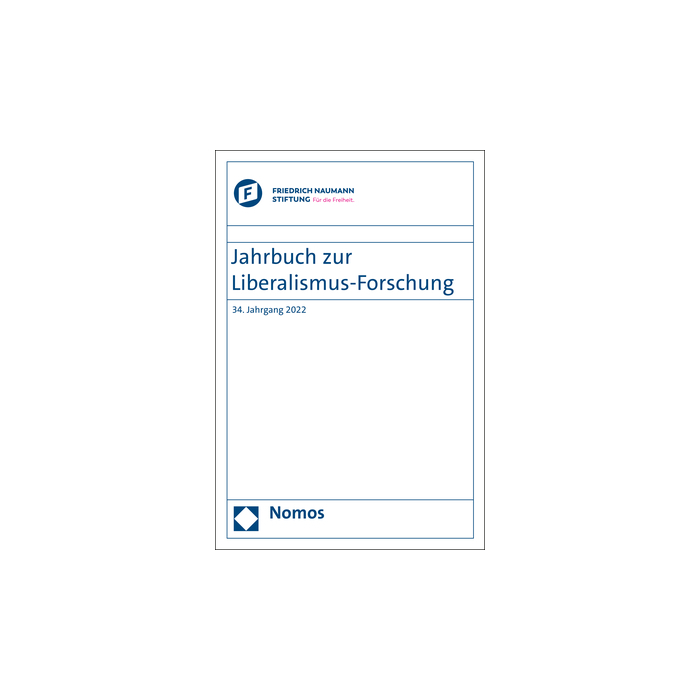 Jahrbuch zur Liberalismus-Forschung Jahrbuch zur Liberalismus-Forschung