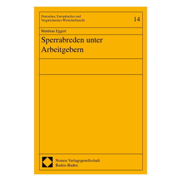 Sperrabreden unter Arbeitgebern Sperrabreden unter Arbeitgebern