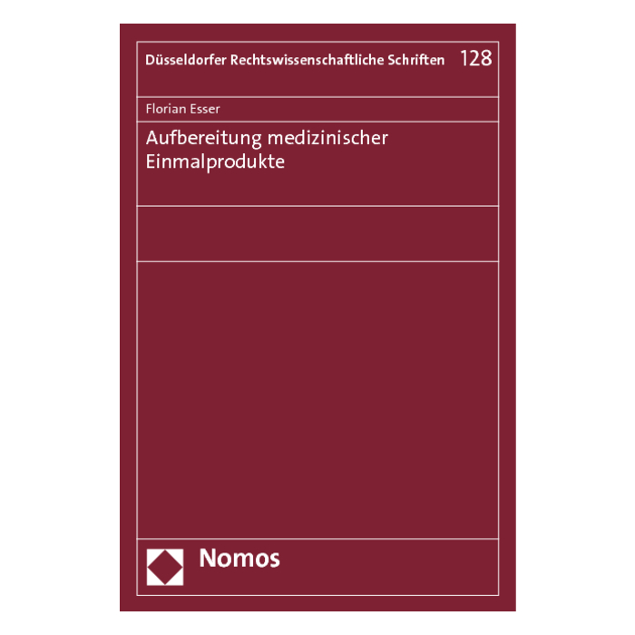 Aufbereitung medizinischer Einmalprodukte Aufbereitung medizinischer Einmalprodukte