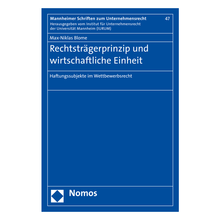 Rechtsträgerprinzip und wirtschaftliche Einheit Rechtsträgerprinzip und wirtschaftliche Einheit