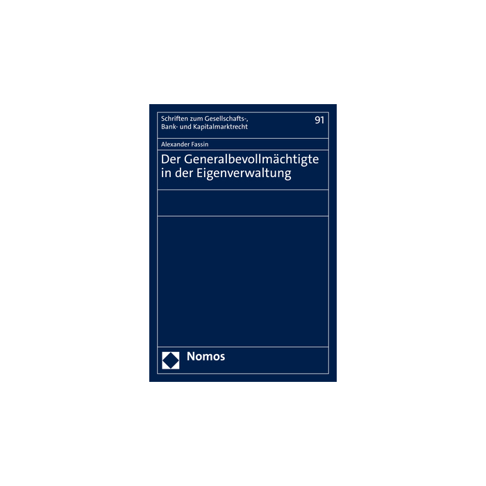 Der Generalbevollmächtigte in der Eigenverwaltung Der Generalbevollmächtigte in der Eigenverwaltung