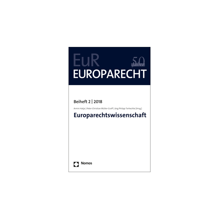 Europarechtswissenschaft Europarechtswissenschaft