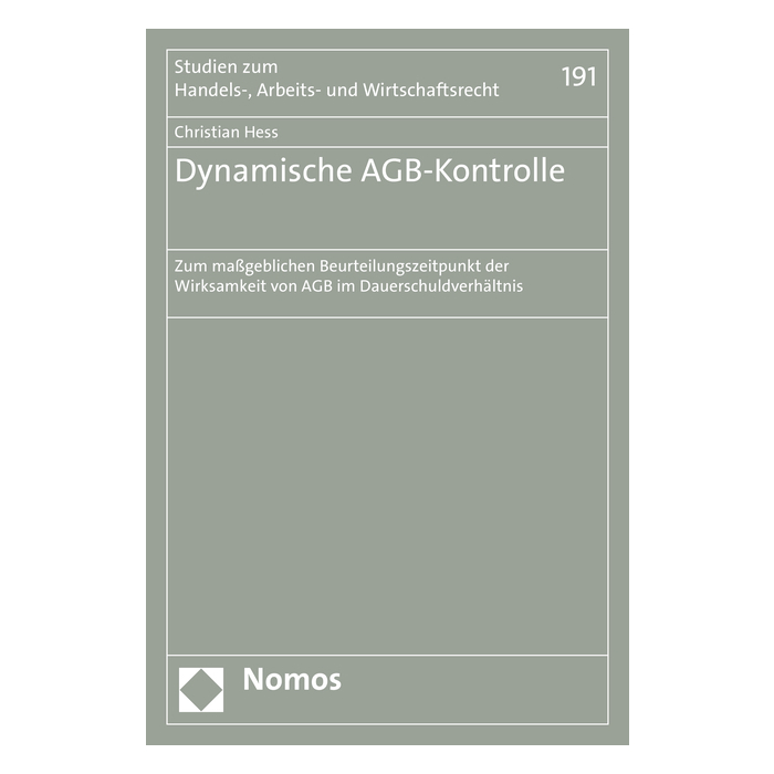 Dynamische AGB-Kontrolle Dynamische AGB-Kontrolle