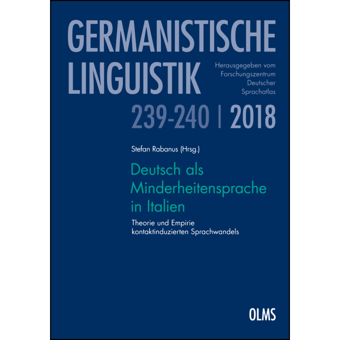 Deutsch als Minderheitensprache in Italien Deutsch als Minderheitensprache in Italien