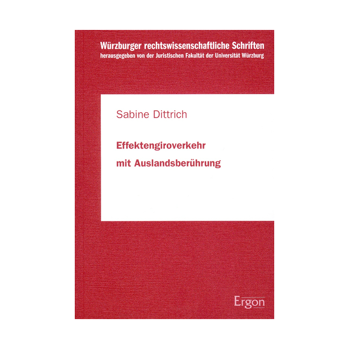 Effektengiroverkehr mit Auslandsberührung Effektengiroverkehr mit Auslandsberührung