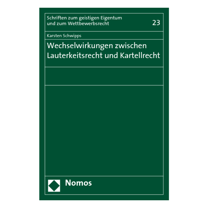 Wechselwirkungen zwischen Lauterkeitsrecht und Kartellrecht Wechselwirkungen zwischen Lauterkeitsrecht und Kartellrecht