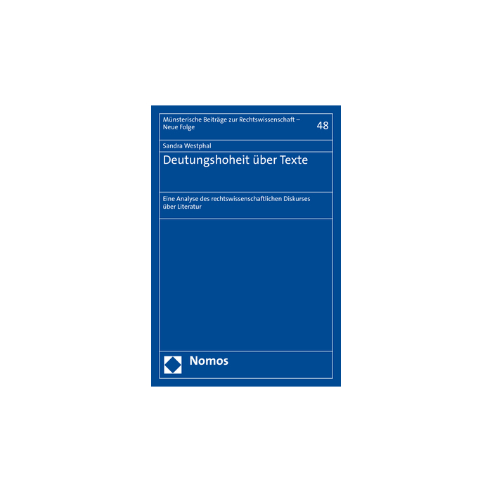 Deutungshoheit über Texte Deutungshoheit über Texte