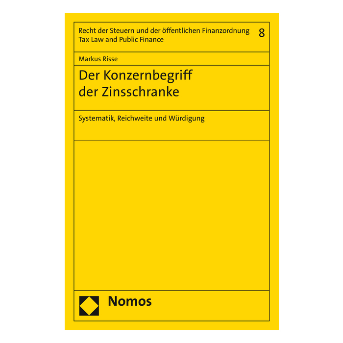 Der Konzernbegriff der Zinsschranke Der Konzernbegriff der Zinsschranke