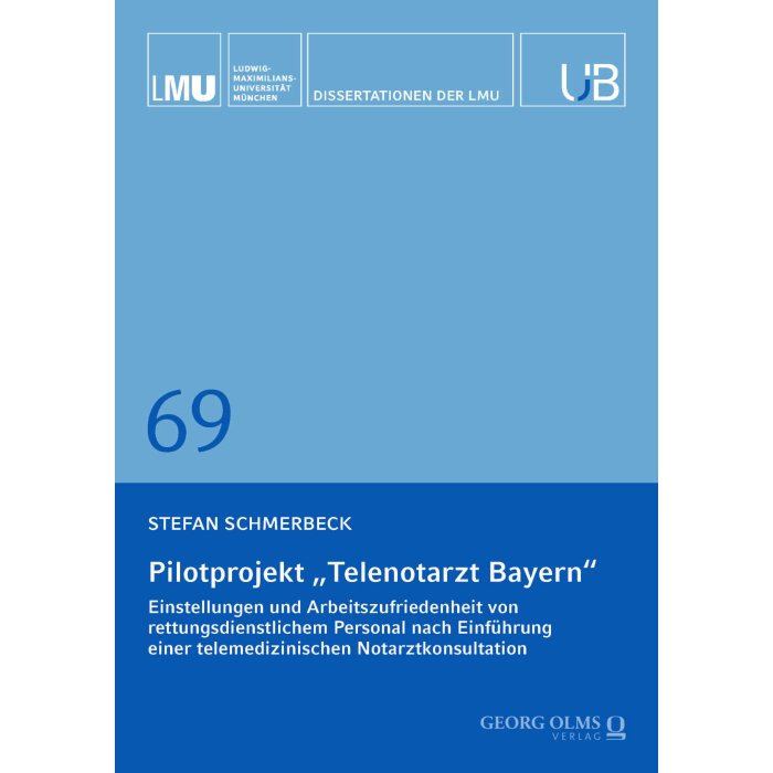 Pilotprojekt „Telenotarzt Bayern“ Pilotprojekt „Telenotarzt Bayern“