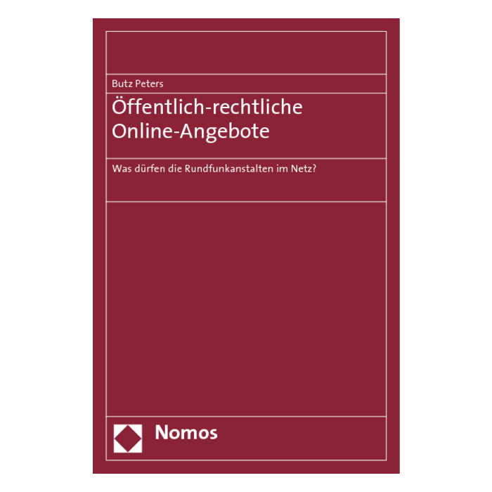 Öffentlich-rechtliche Online-Angebote Öffentlich-rechtliche Online-Angebote