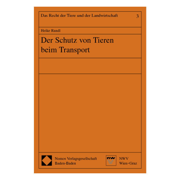 Der Schutz von Tieren beim Transport Der Schutz von Tieren beim Transport