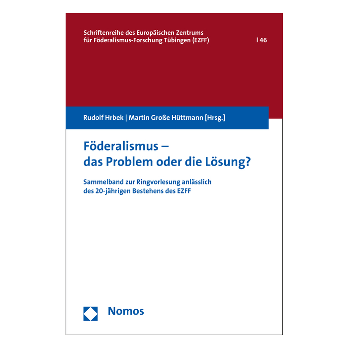 Föderalismus - das Problem oder die Lösung? Föderalismus - das Problem oder die Lösung?