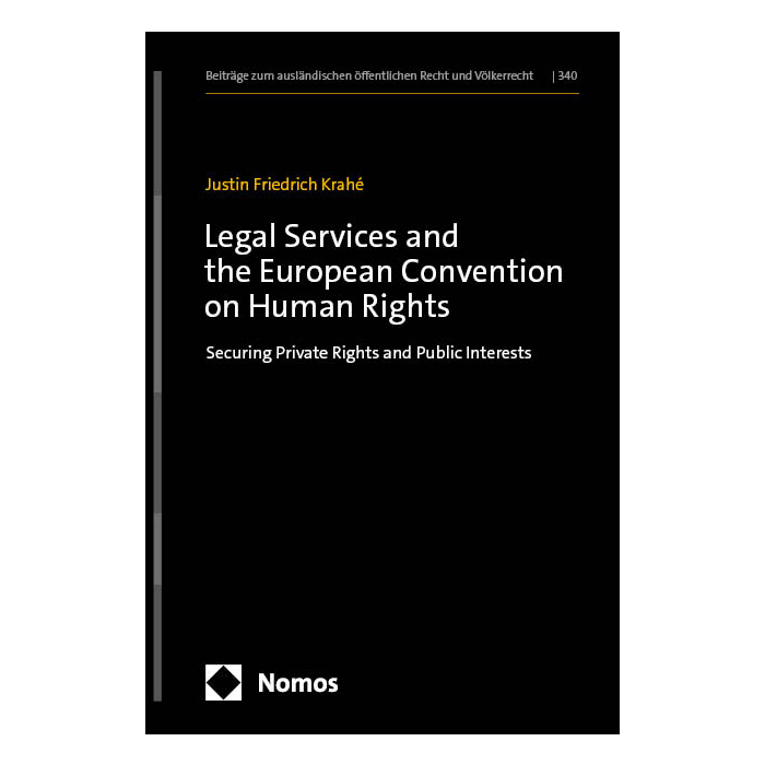 Legal Services and the European Convention on Human Rights Legal Services and the European Convention on Human Rights