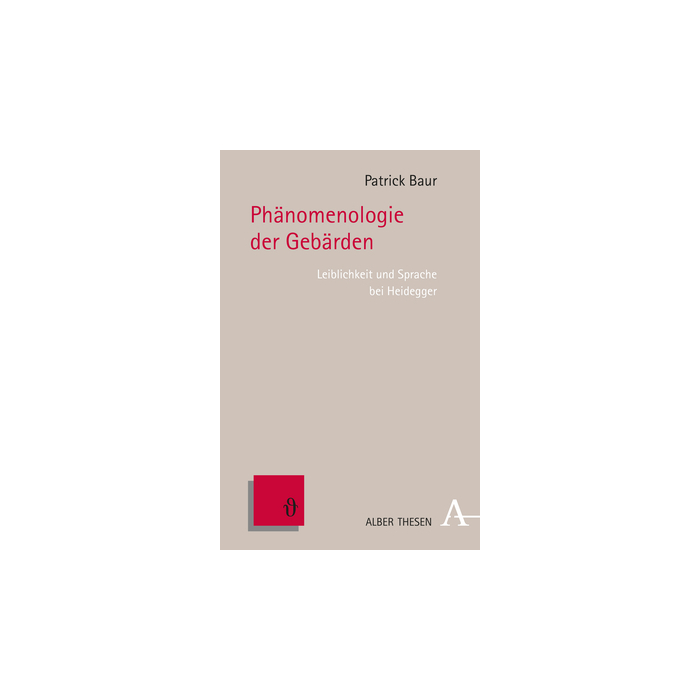 Phänomenologie der Gebärden Phänomenologie der Gebärden