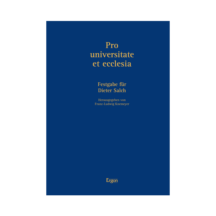 Pro universitate et ecclesia Pro universitate et ecclesia