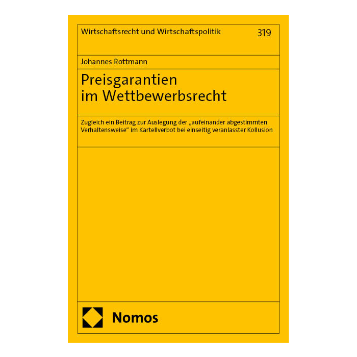 Preisgarantien im Wettbewerbsrecht Preisgarantien im Wettbewerbsrecht