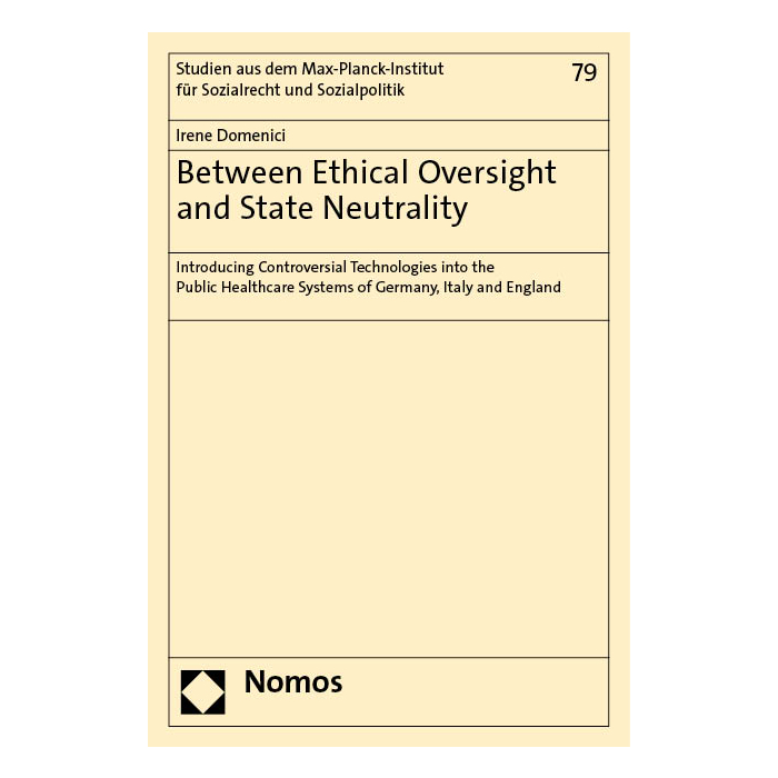 Between Ethical Oversight and State Neutrality Between Ethical Oversight and State Neutrality