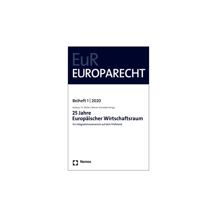 25 Jahre Europäischer Wirtschaftsraum 25 Jahre Europäischer Wirtschaftsraum