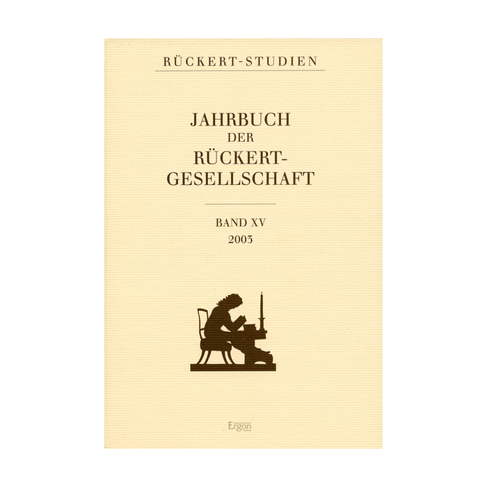 Jahrbuch der Rückert Gesellschaft Jahrbuch der Rückert Gesellschaft