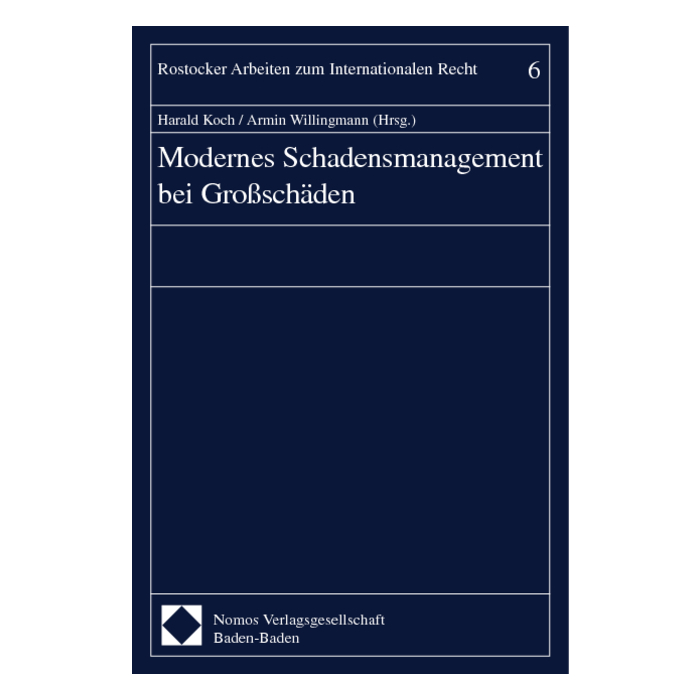 Modernes Schadensmanagement bei Großschäden Modernes Schadensmanagement bei Großschäden