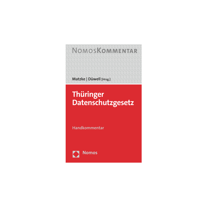 Thüringer Datenschutzgesetz Thüringer Datenschutzgesetz