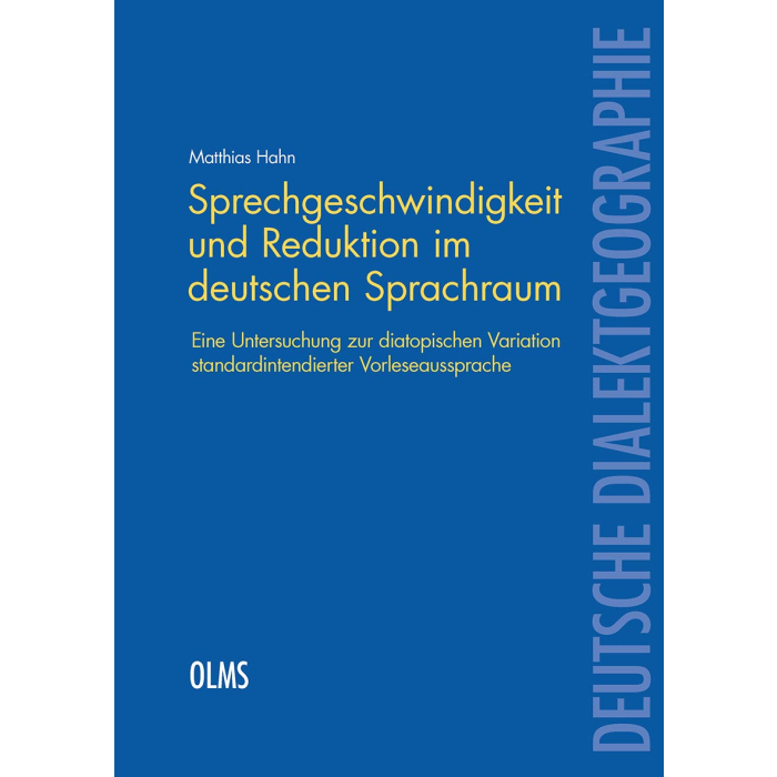 Sprechgeschwindigkeit und Reduktion im deutschen Sprachraum Sprechgeschwindigkeit und Reduktion im deutschen Sprachraum