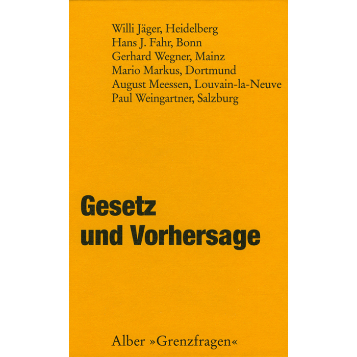 Gesetz und Vorhersage Gesetz und Vorhersage