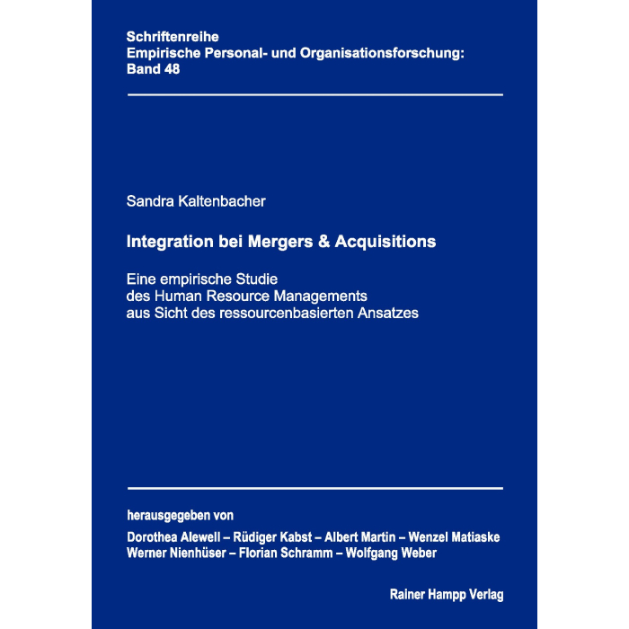 Integration bei Mergers & Acquisitions Integration bei Mergers & Acquisitions
