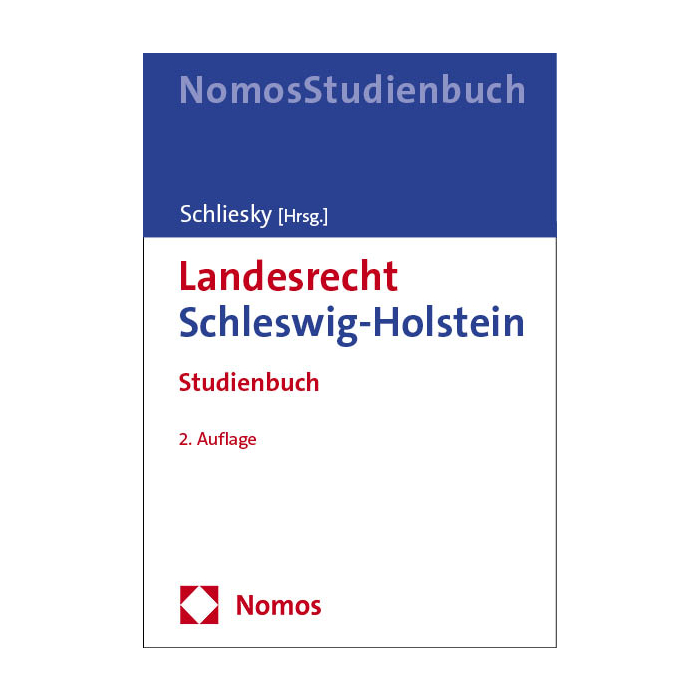 Landesrecht Schleswig-Holstein Landesrecht Schleswig-Holstein