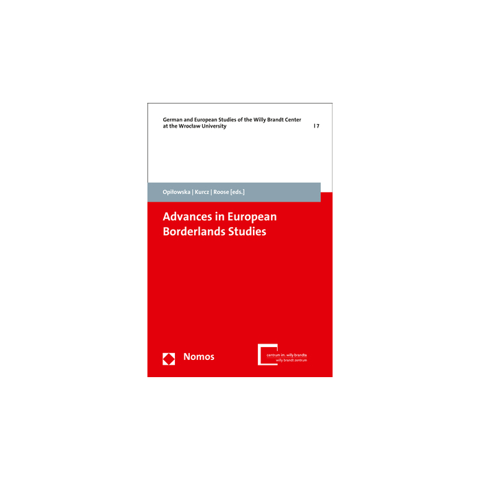 Advances in European Borderlands Studies Advances in European Borderlands Studies