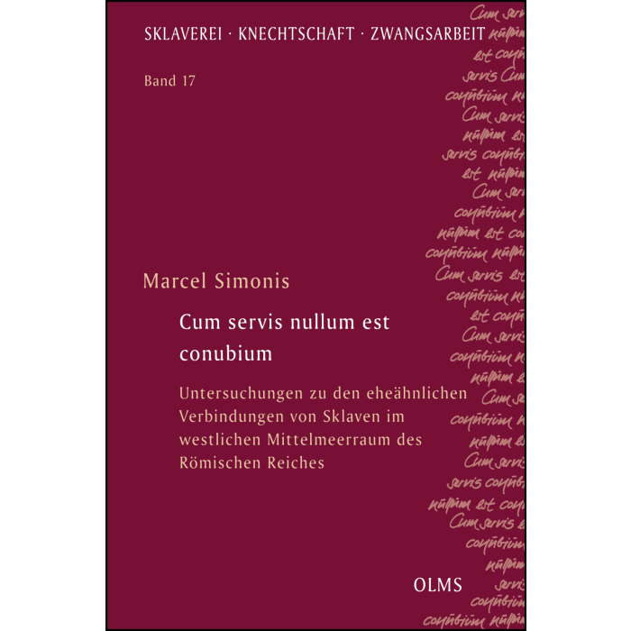 Cum servis nullum est conubium Cum servis nullum est conubium