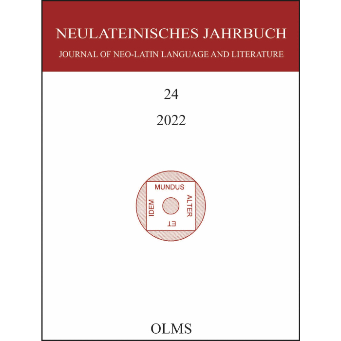 Neulateinisches Jahrbuch Neulateinisches Jahrbuch